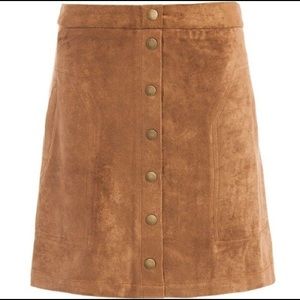 Suede Skirt